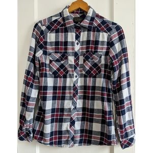 Ci Sono Flannel Button Down Shirt